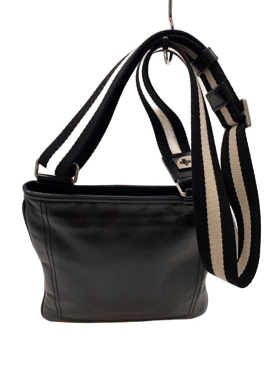 BALLY Shoulder Bag Leather BLK