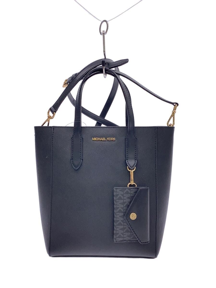 MICHAEL KORS Shoulder Bag PVC Black Solid 35F4G2VT5T