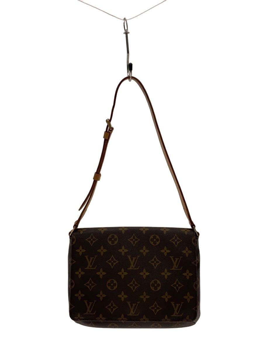 LOUIS VUITTON Musette Tango_Monogram Canvas_Short Shoulder Bag PVC BRW M51257