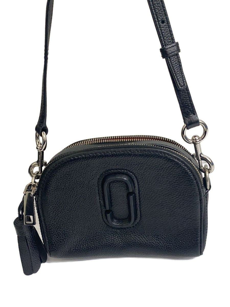 MARC JACOBS shoulder bag leather BLK