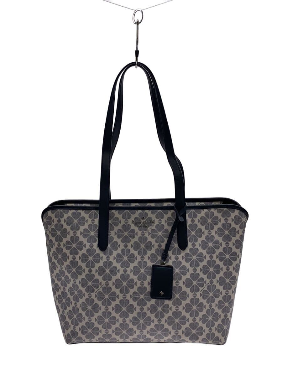 kate spade new york Tote Bag Leather NVY All Over Pattern