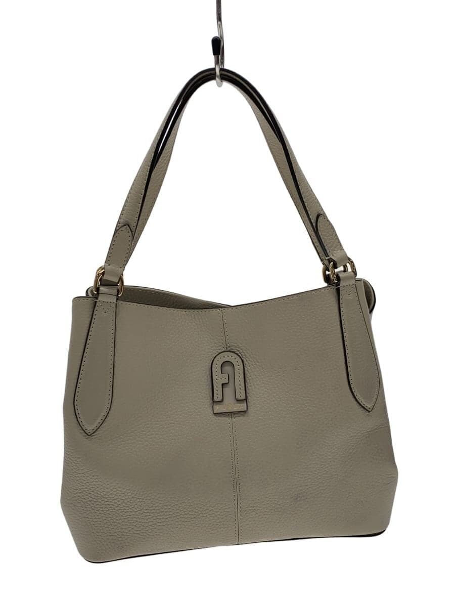 FURLA Daphne Handbag Leather CRM WB00545 Shoulder Missing Part