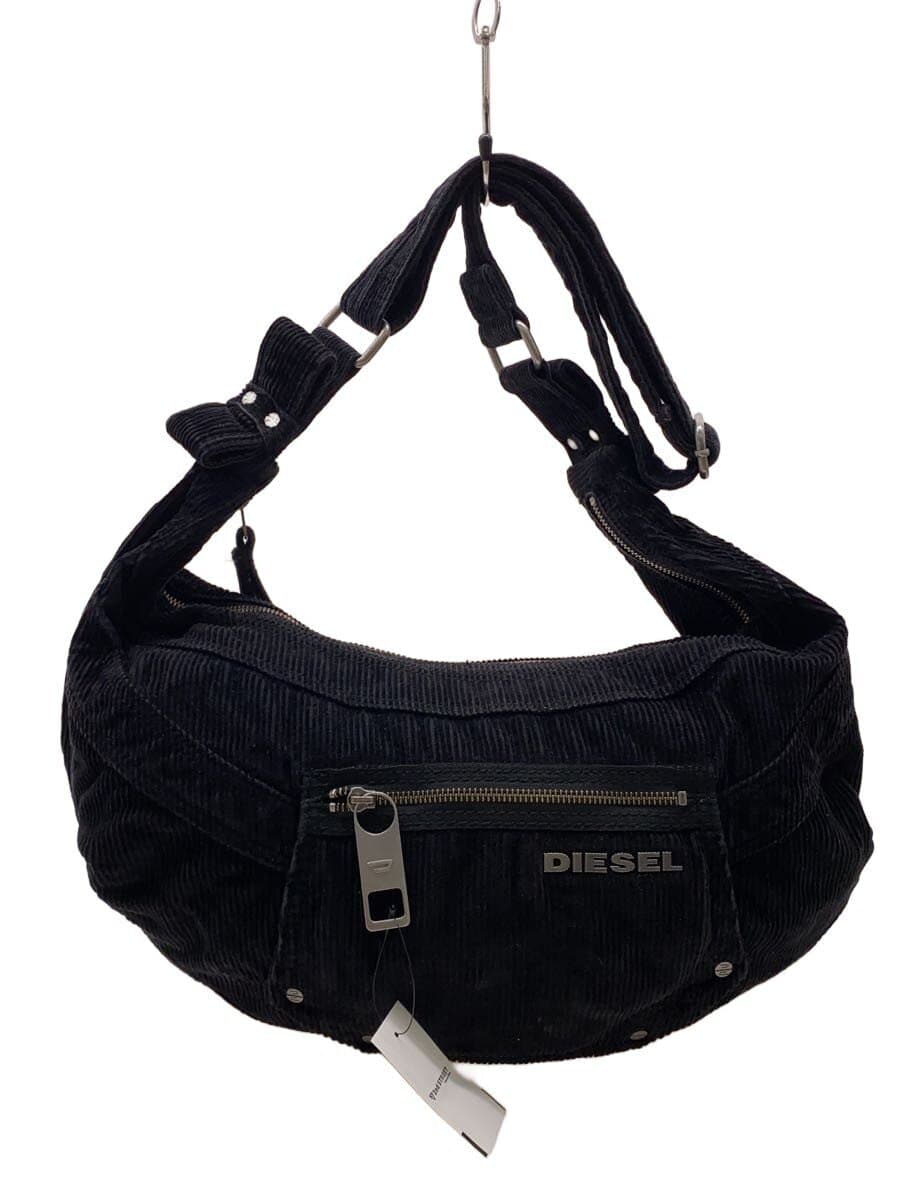 DIESEL Shoulder Bag Corduroy BLK