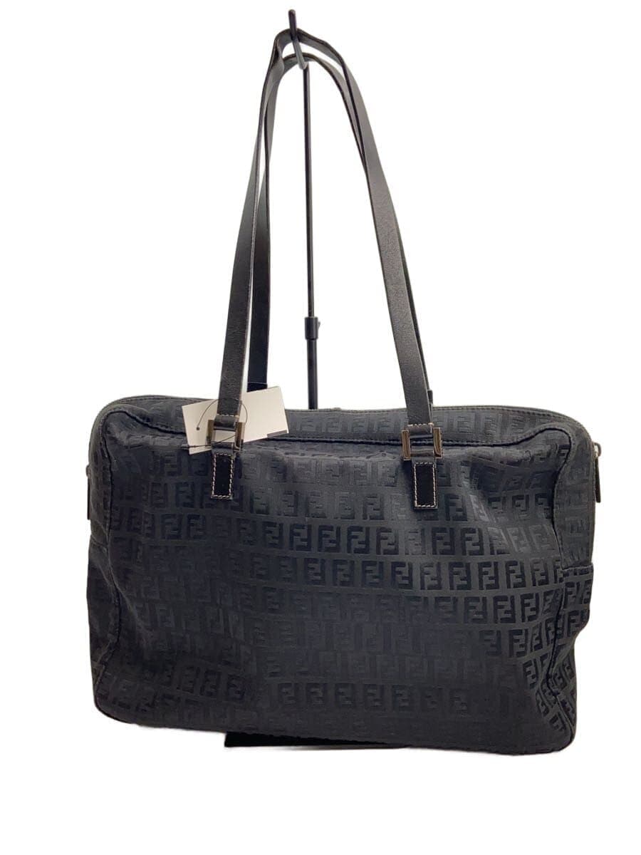 FENDI Zucchino Zucca Pattern Consider Condition Canvas BLK All Over Pattern 2201-8BH031 028