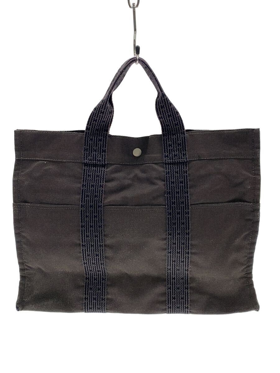 HERMES Tote Bag BLK All Over Pattern