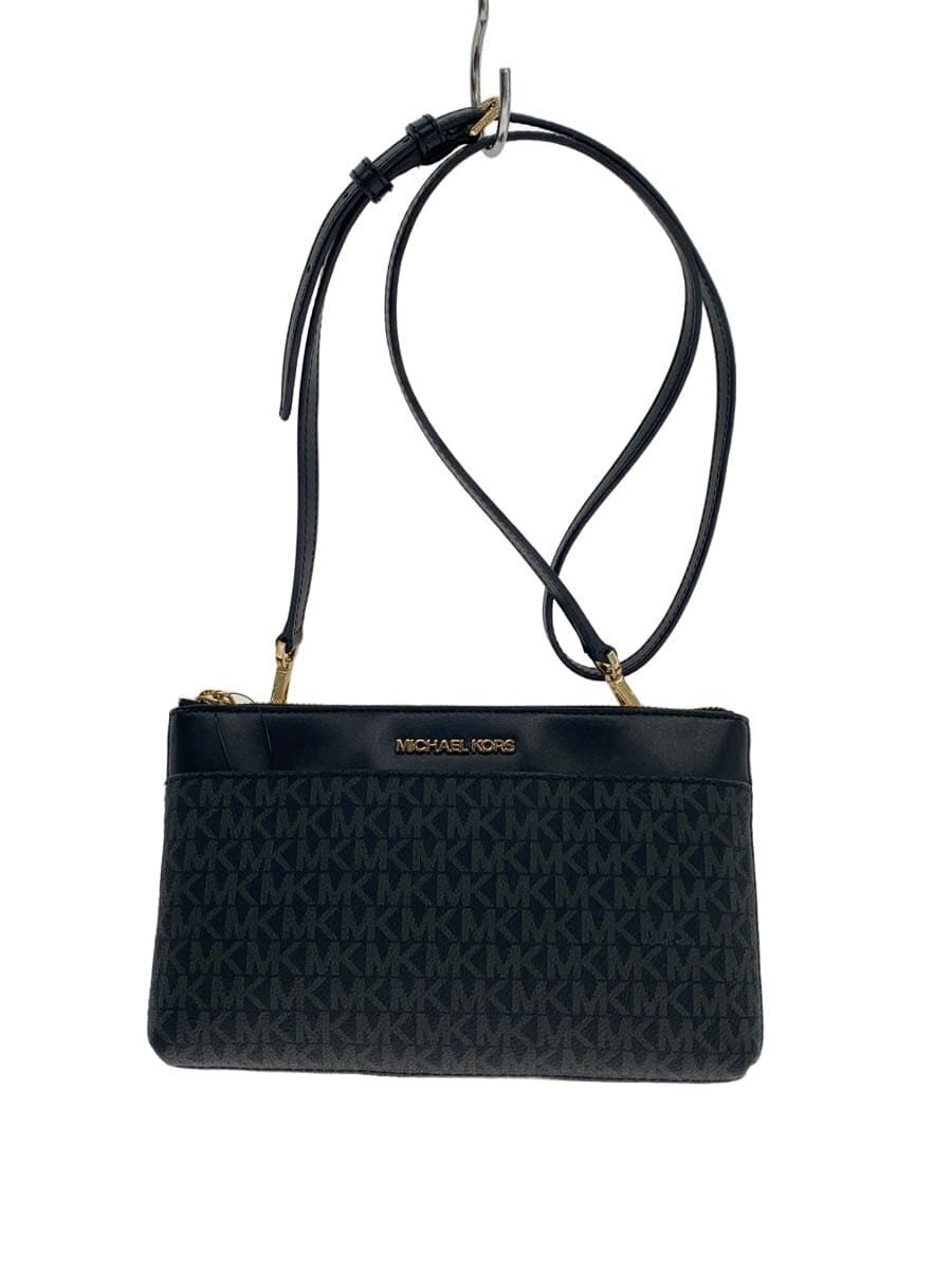 MICHAEL KORS Tote Bag Leather BLK All Over Pattern 35T1G5MT7T