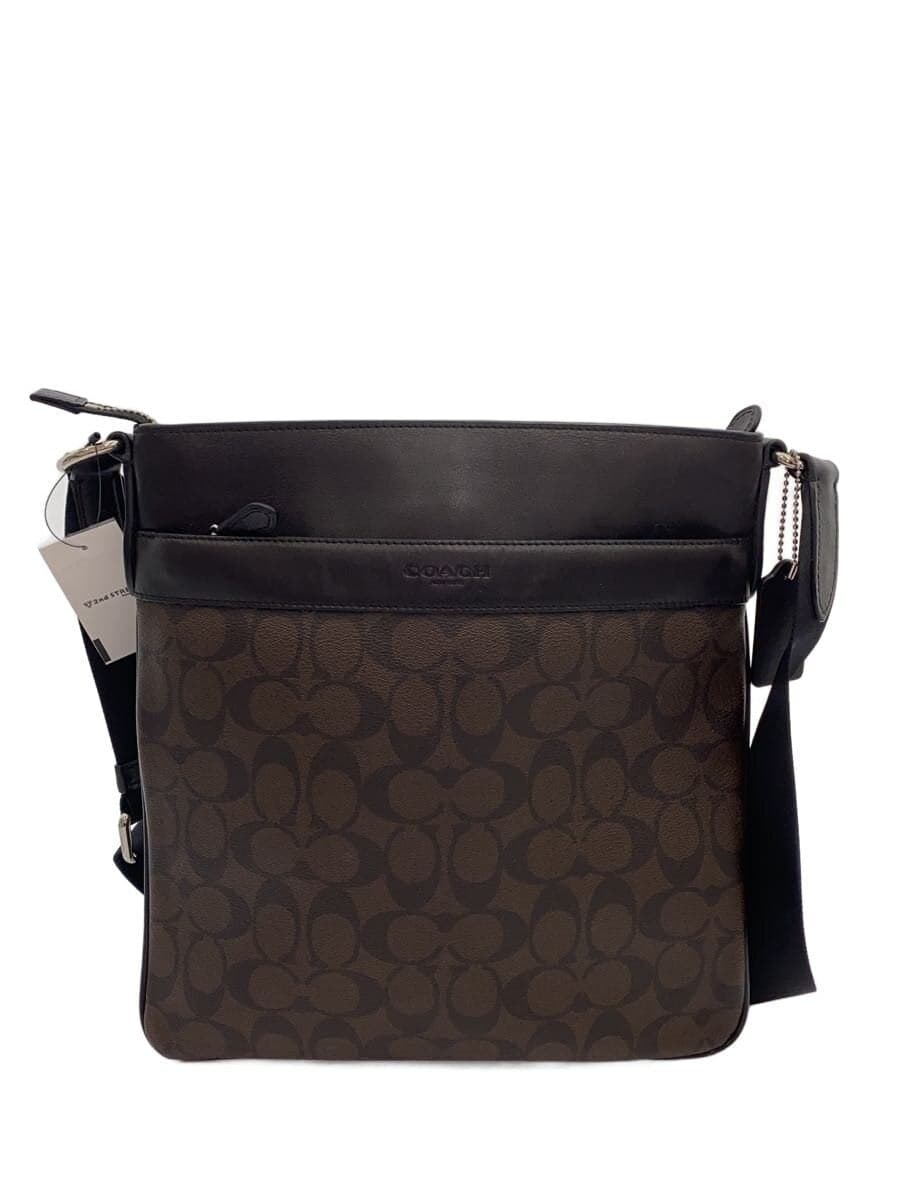 COACH Shoulder Bag Leather BRW All-over pattern n2l1661-f54781