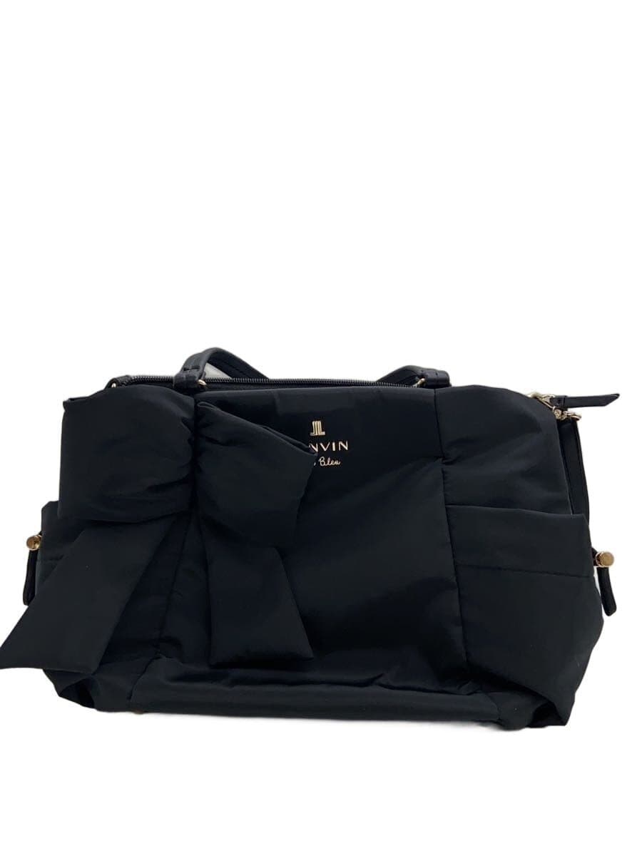 LANVIN en Bleu Nina 2-way shoulder bag -- BLK Solid color