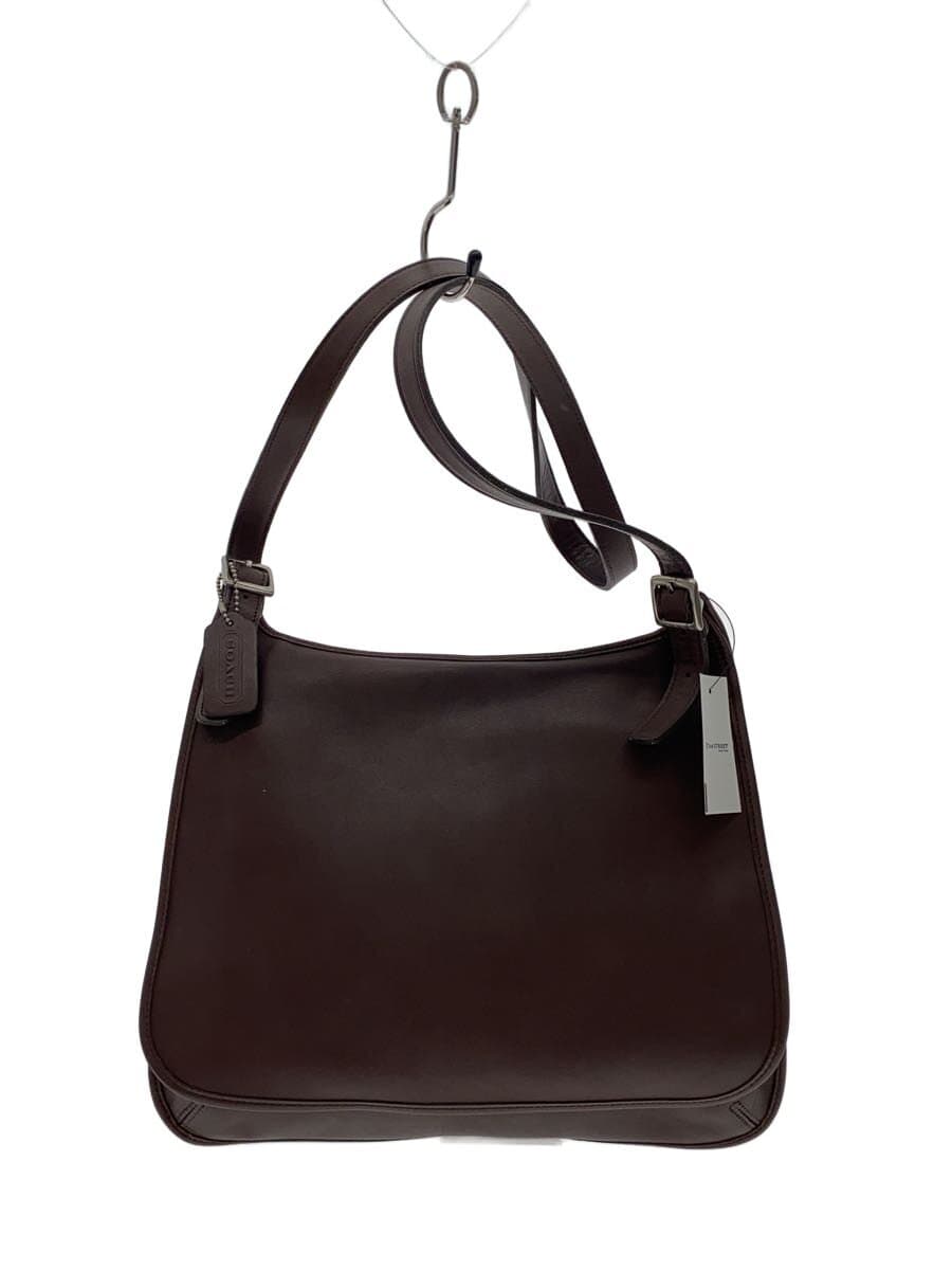 COACH Shoulder Bag Leather BRW Solid E0P-9134