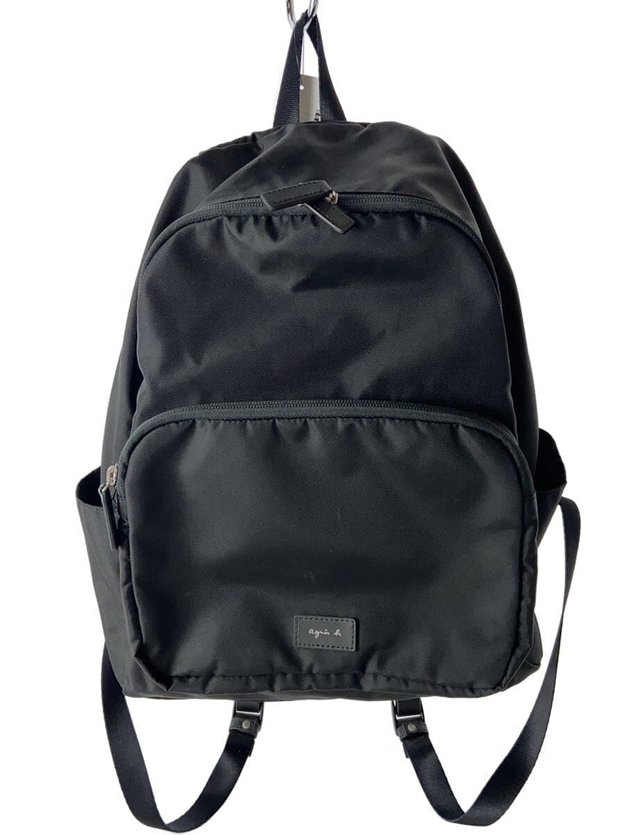 agnes b. Backpack Nylon BLK Solid