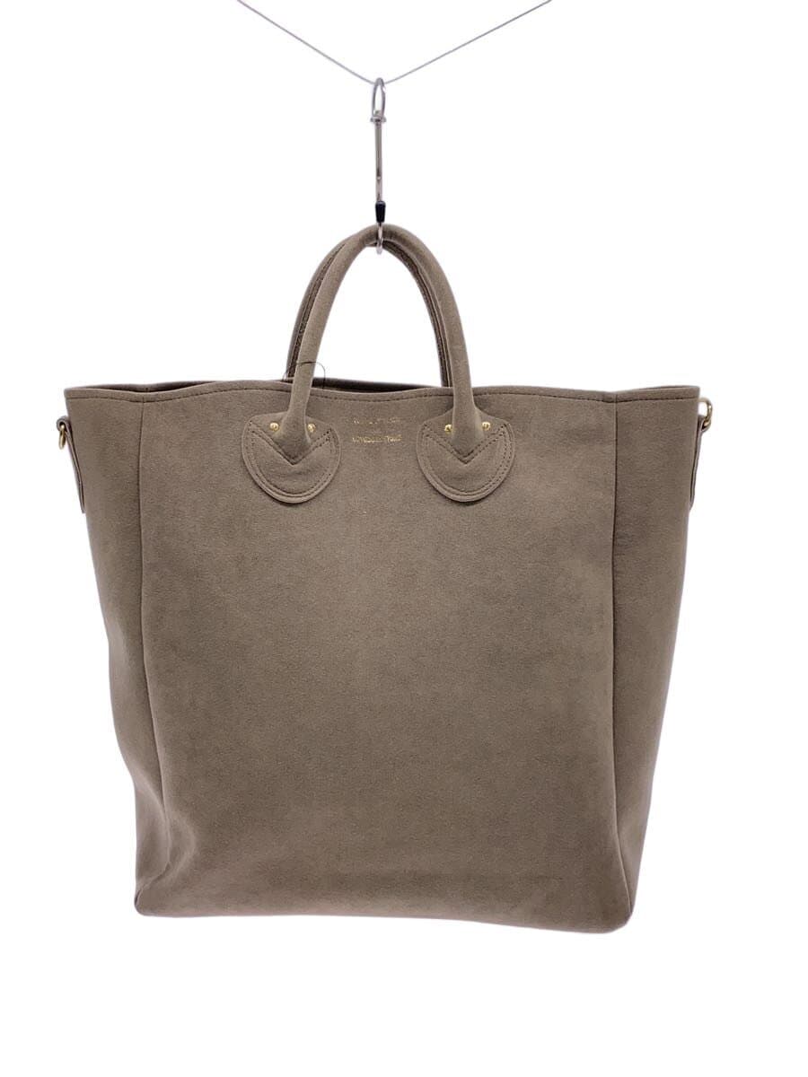 YOUNG & OLSEN Tote Bag Suede CML Solid