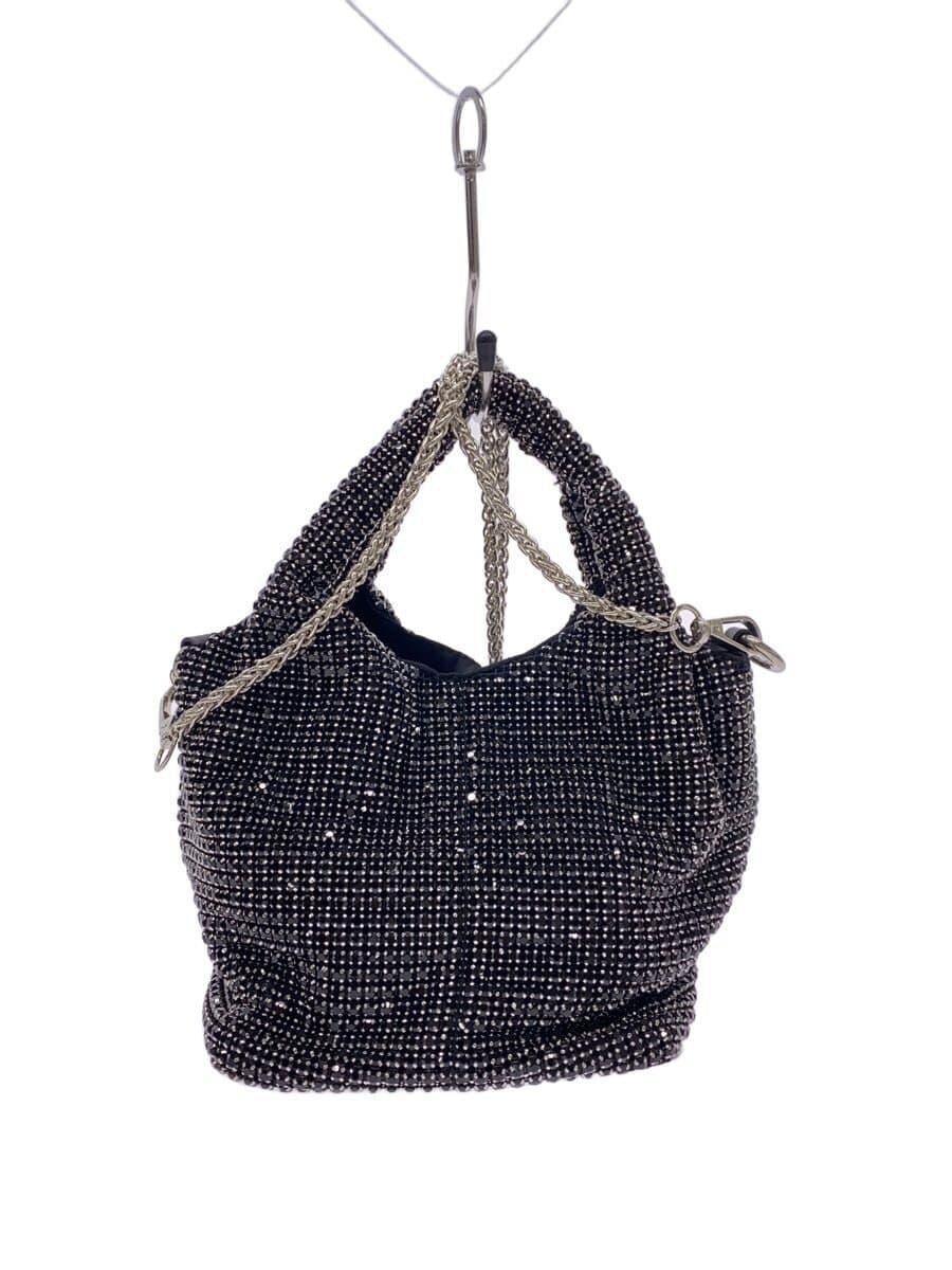 INGEBORG Stone Mesh Bag Shoulder Bag Polyester BLK