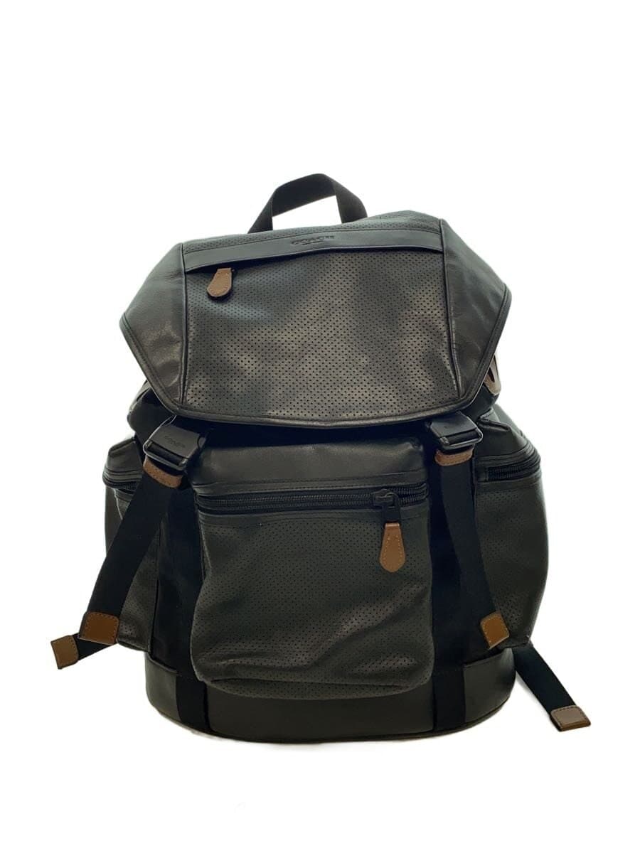 COACH Backpack Leather BLK F57477