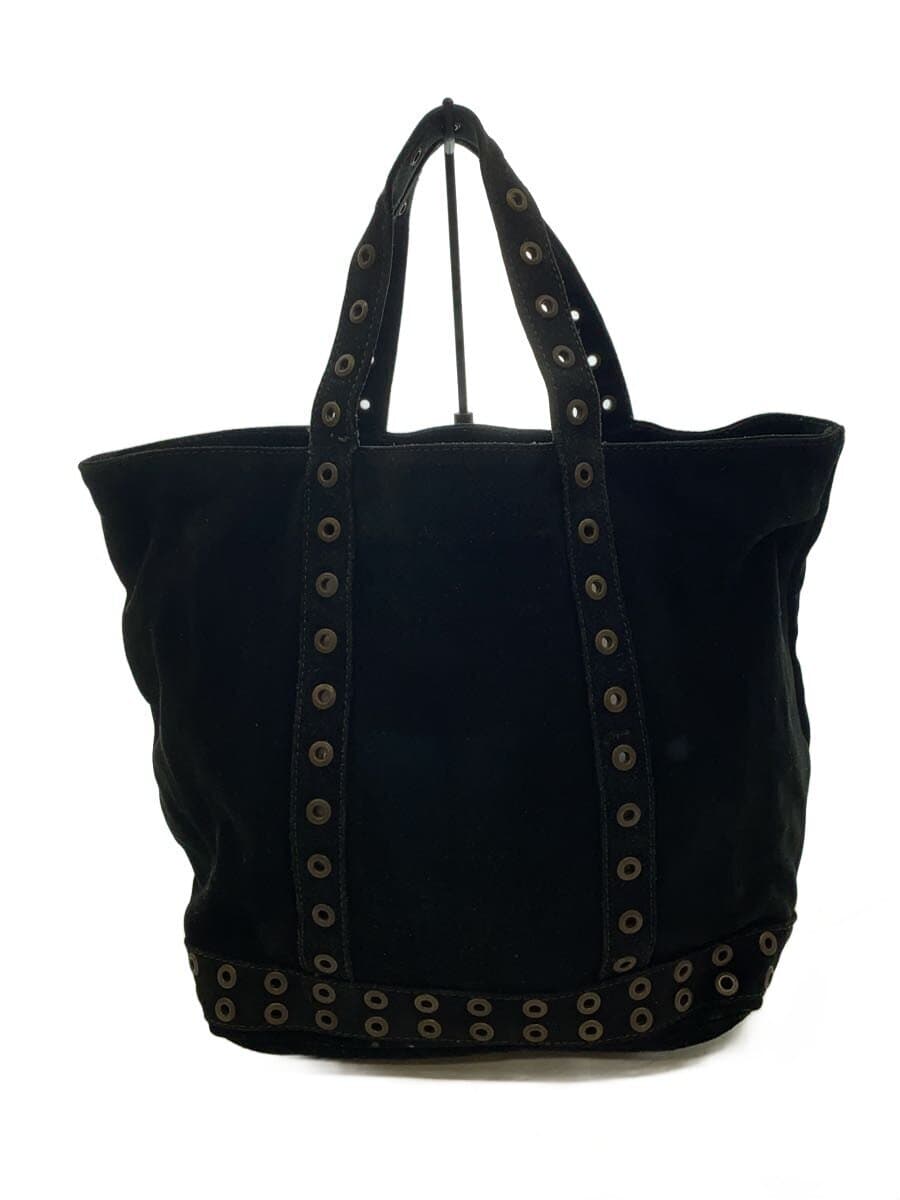 vanessabruno Tote Bag Suede BLK Solid