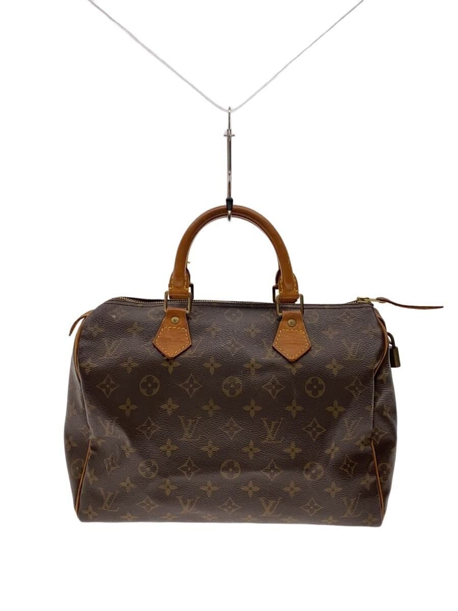 LOUIS VUITTON1)Speedy 30_Monogram Canvas PVC BRW