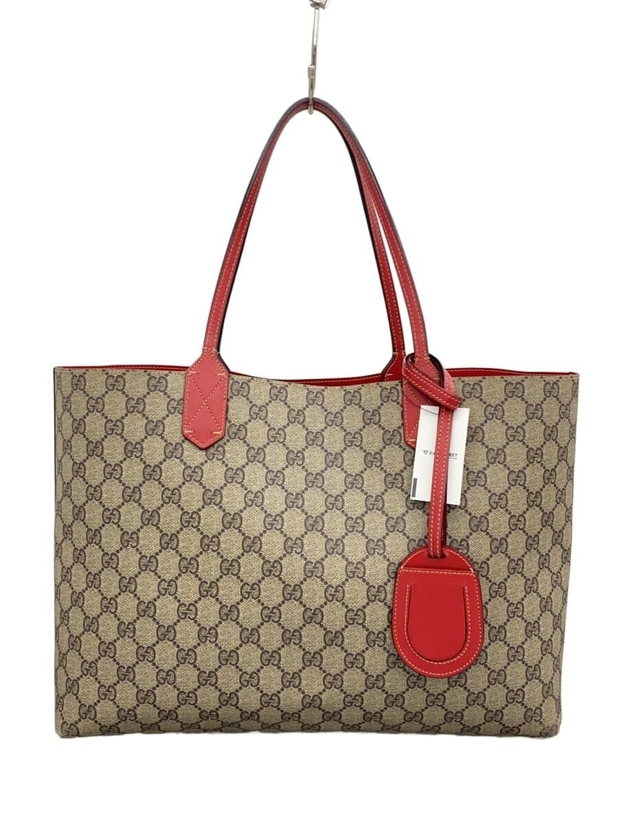 GUCCI Tote Bag_GG Supreme Leather RED 368568 A9810 8411
