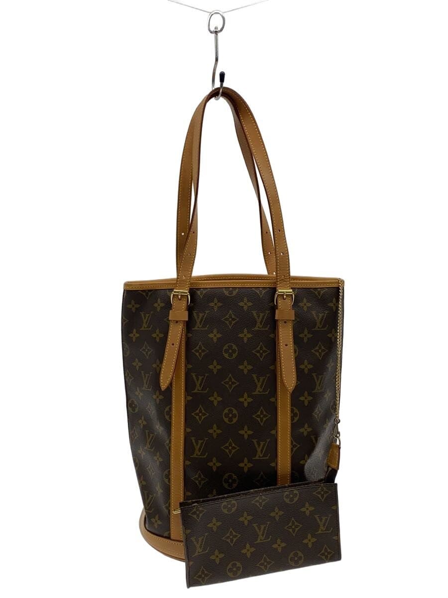 LOUIS VUITTON Bucket GM_Monogram Canvas PVC BRW All Over Pattern