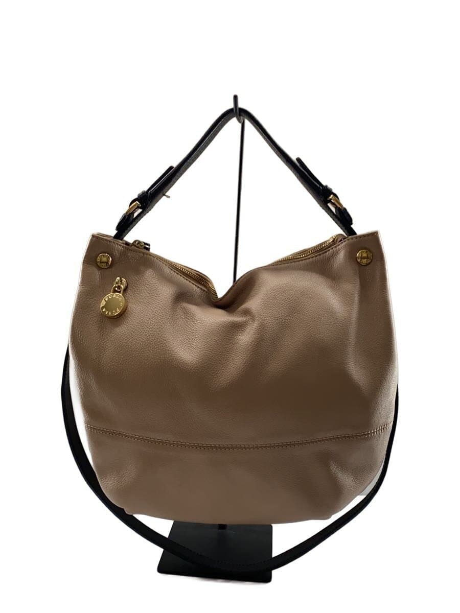 FULL COUNT Handbag Leather BRW Solid