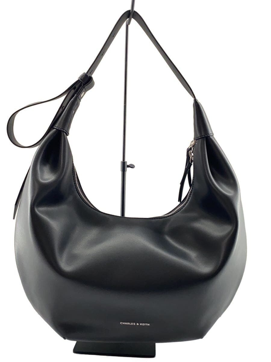 CHARLES&KEITH Shoulder Bag -- BLK Solid Color