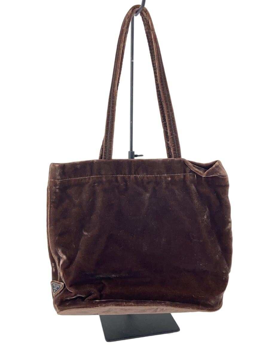 PRADA Handbag Velour BRW