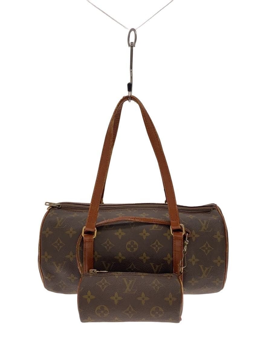 LOUIS VUITTON 1) Papillon 26 Monogram Canvas PVC BRW M51366