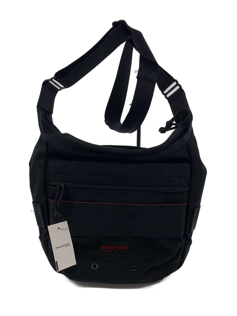 BRIEFING shoulder bag -- BLK plain