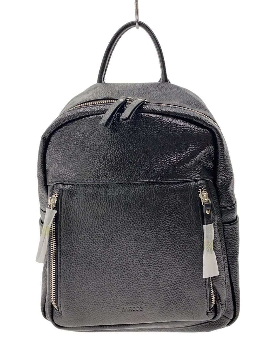 BARCOS Backpack Leather BLK