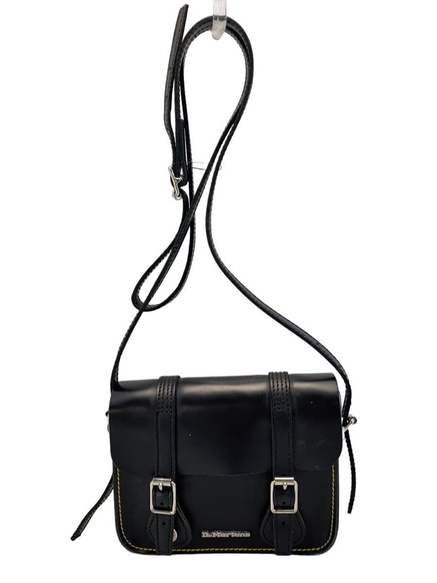 Dr.Martens※Small With Scratches Shoulder Bag Leather BLK
