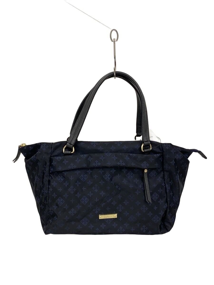 russet Handbag Nylon NVY All Over Pattern