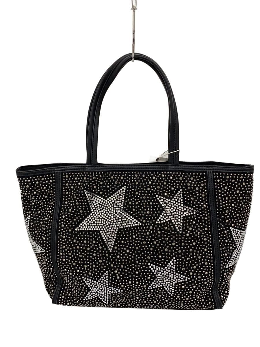 GUSCIO Tote Bag Leather BLK All Over Pattern