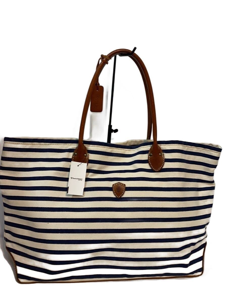 Felisi Tote Bag Canvas Navy Navy Stripes 11-20