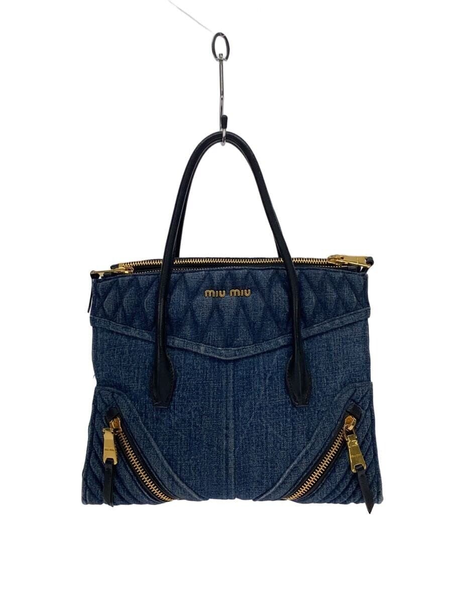 MIU MIU bag denim biker IDG plain
