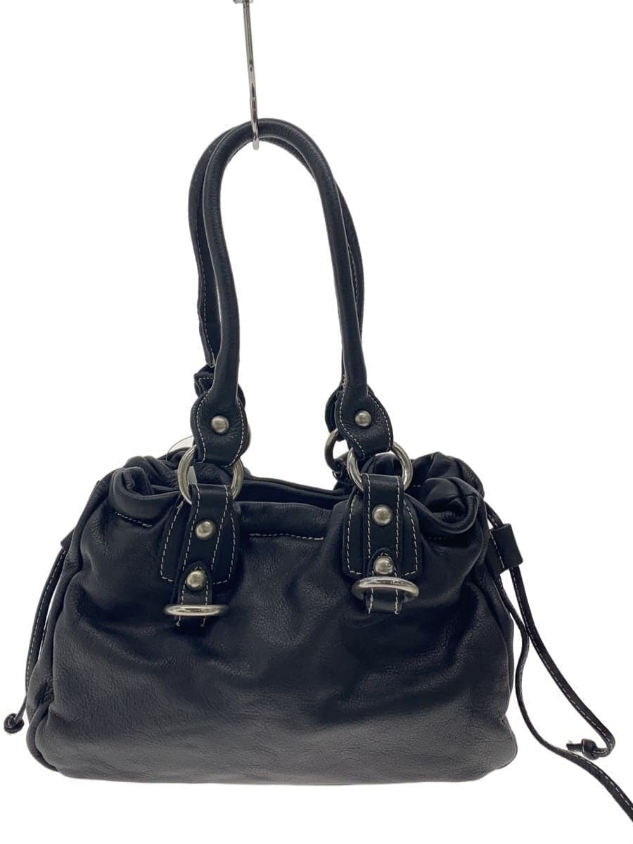 Other Brand CORSO SPARTACO Handbag Leather BLK Solid