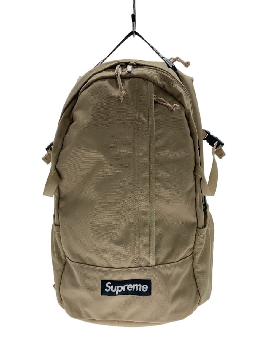 Supreme18SS TAN Backpack Nylon BEG Solid