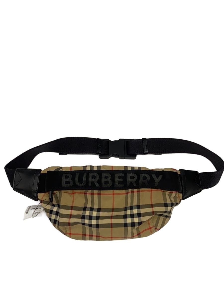 BURBERRY Shoulder Bag PVC BEG Check