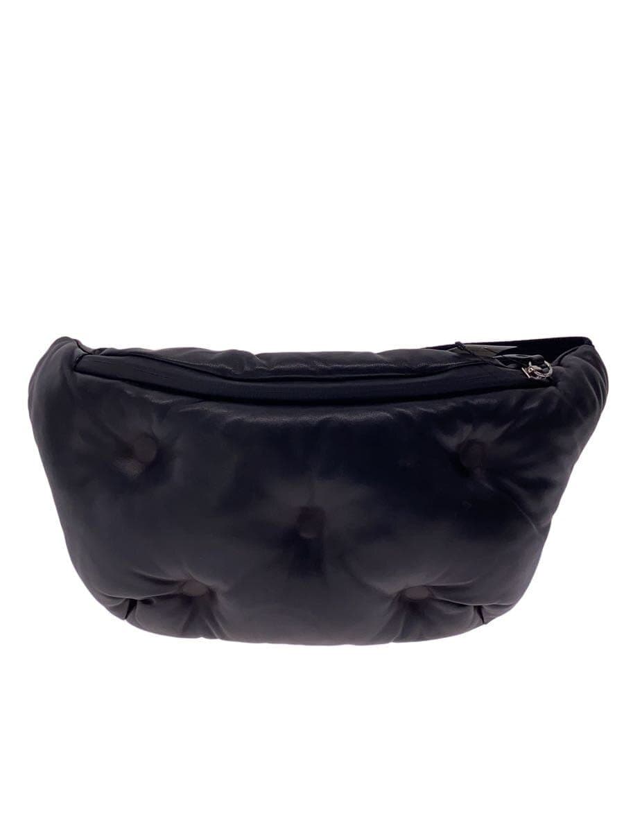 Maison Margiela⑪ Body Bag Shoulder Bag Leather Black S55WB0070 With Wear