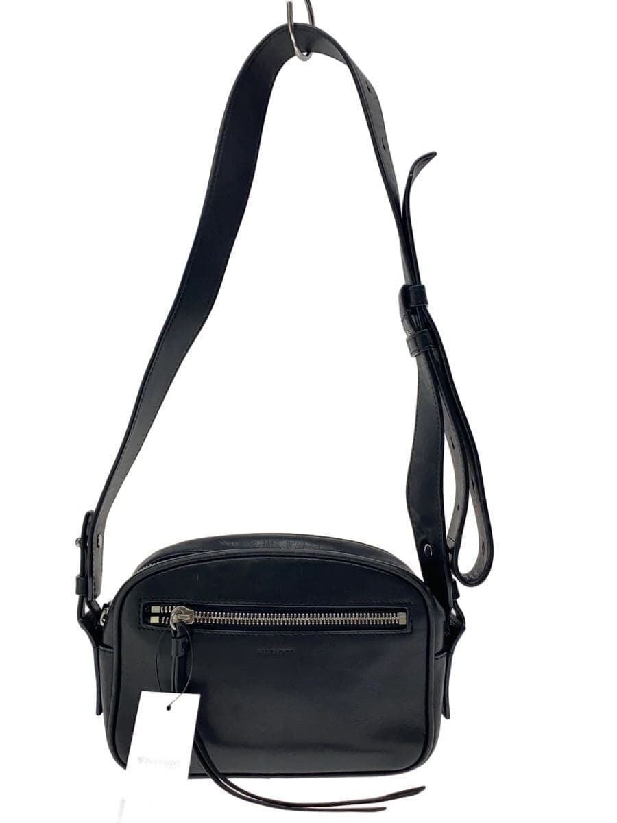 ALLSAINTS SPITALFIELDSCAPTAIN BUMBAG XBODY Shoulder Bag Leather Black WB092Q