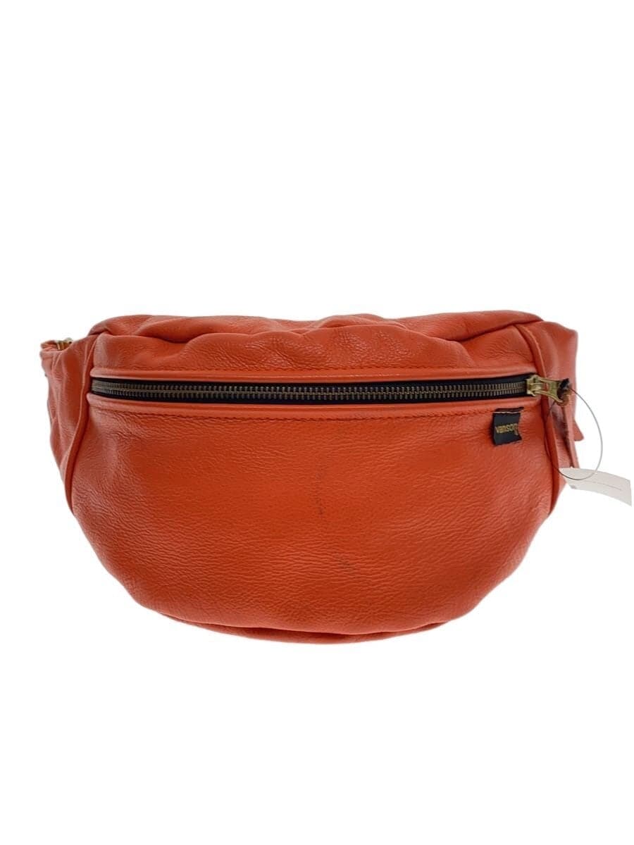 VANSON leather waist bag cowhide orange