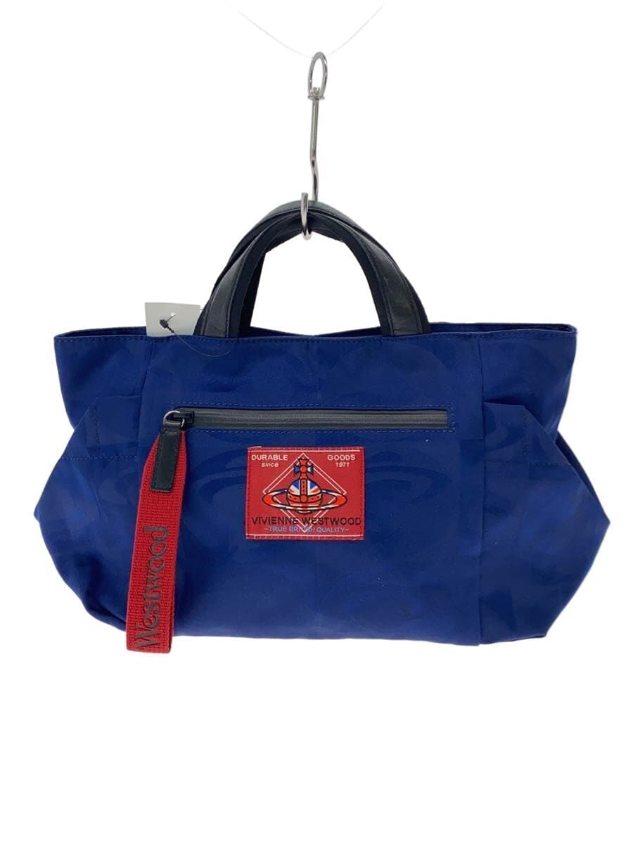 Vivienne Westwood TANGLED ORB JACQUARD Tote Bag NVY All Over Pattern