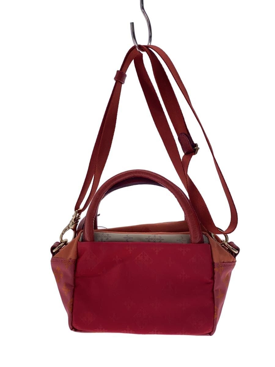 russet Shoulder Bag RED All Over Pattern