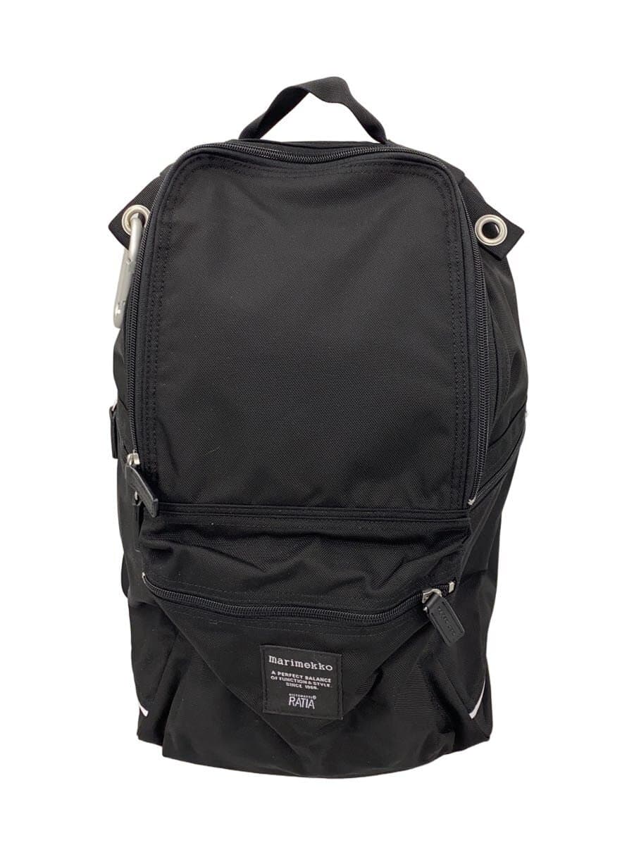 marimekko Backpack Polyester BLK Solid