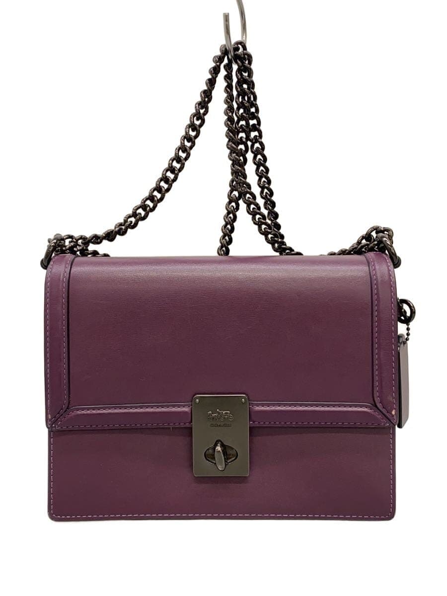 COACH Shoulder Bag PVC BRD Solid 88342