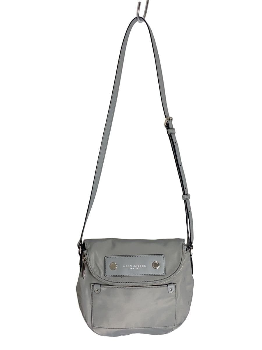 MARC JACOBS shoulder bag polyester GRY solid color
