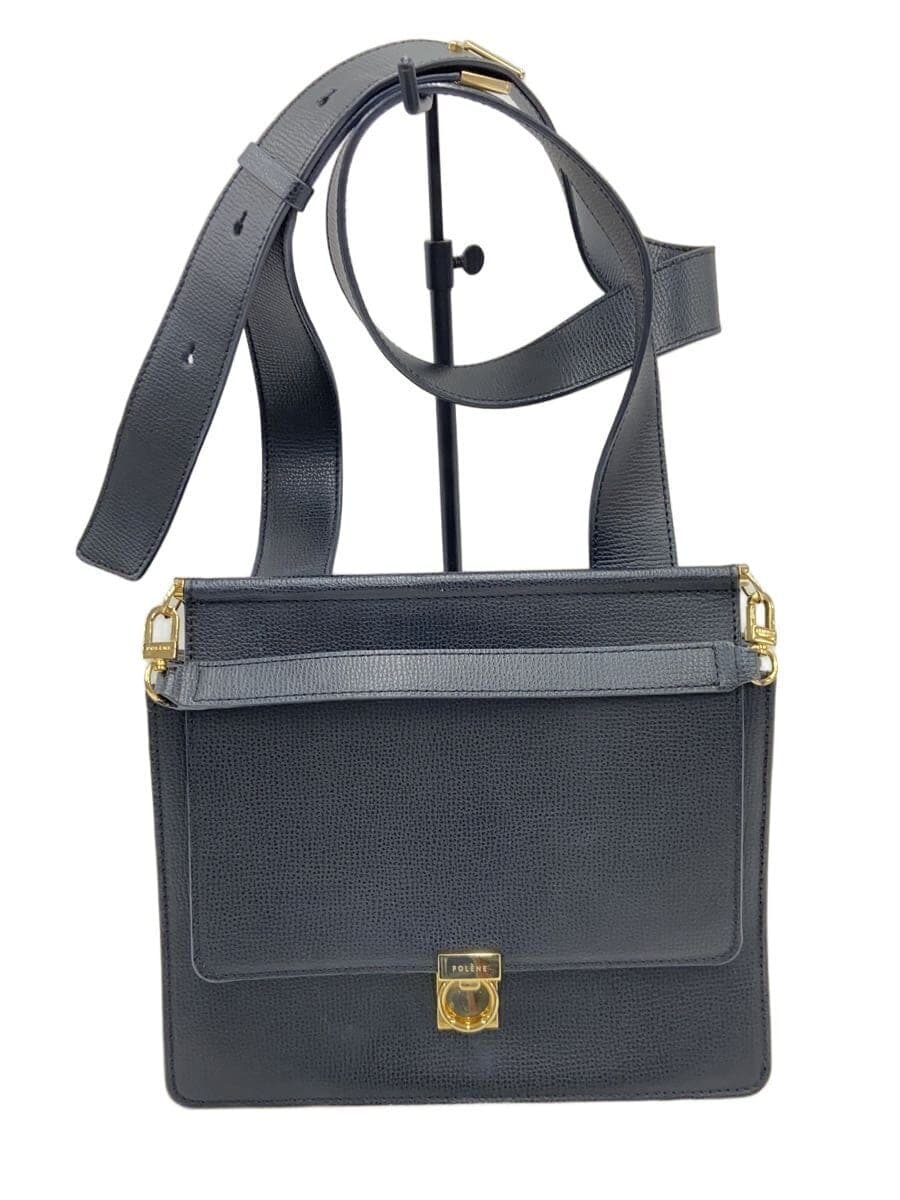 POLENE Shoulder Bag BLK Solid