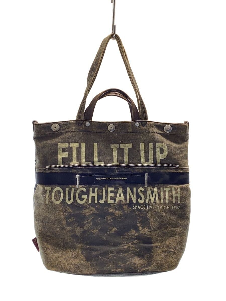 TOUGH jeansmith VINTAGE MILITARY COLLECTION Tote Bag Black & Brown 6243899