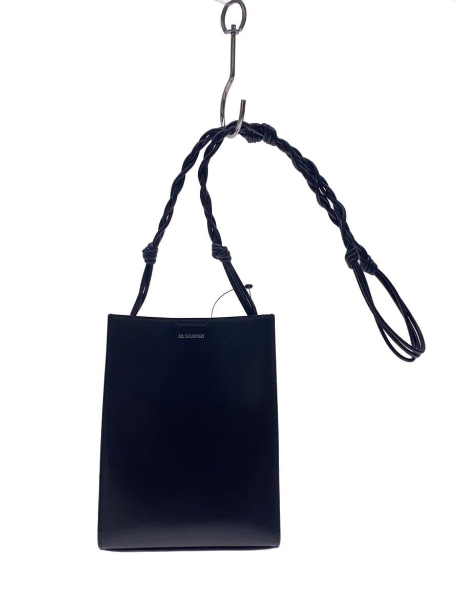 JIL SANDER TANGLE SM Tangle Small Shoulder Bag Leather Black