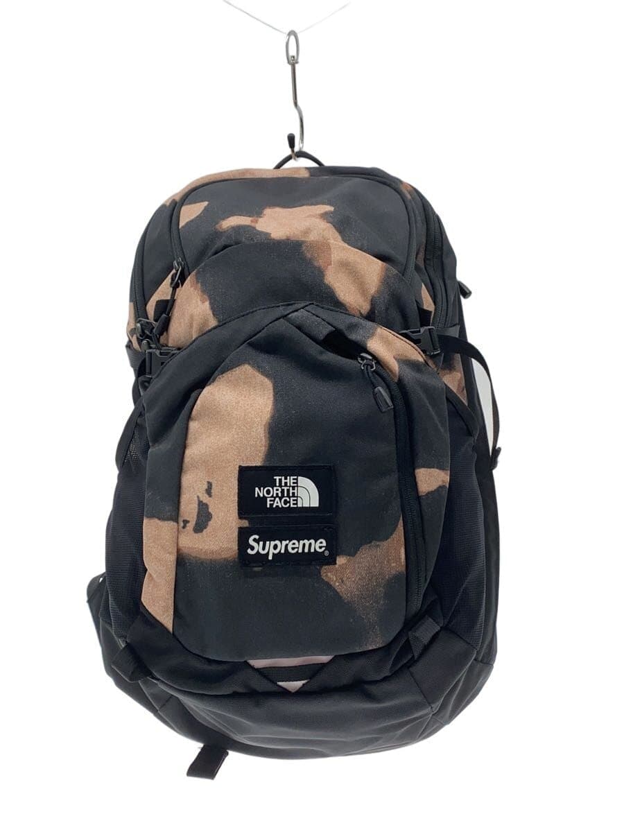 Supreme × THE NORTH FACE Bleached Denim Print Pocono Backpack Backpack Nylon