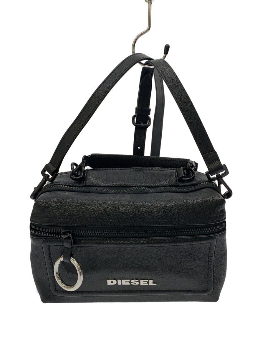 Diesel Fashion Shoulder Bag Leather BLK