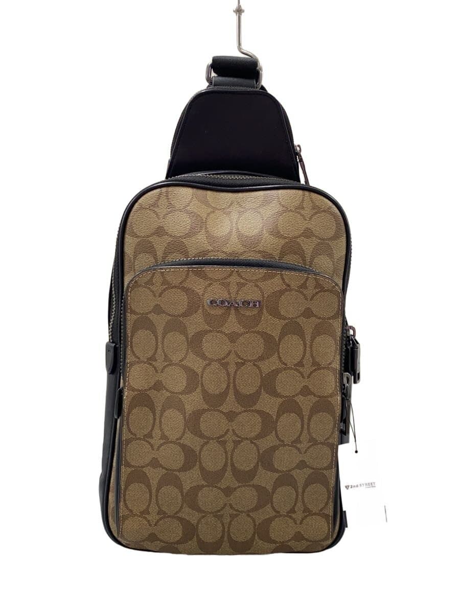 COACH Shoulder Bag PVC CML Allover Pattern C0910