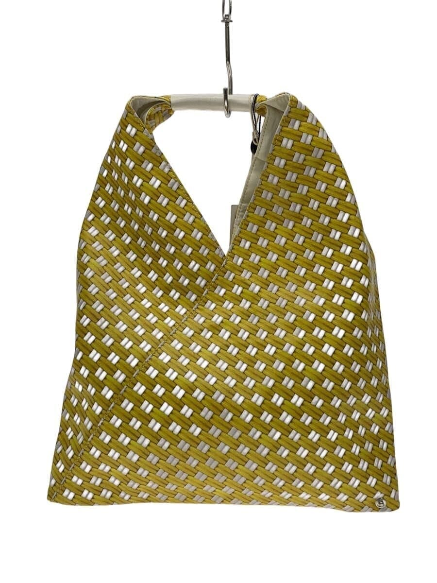 MM6 Handbag Leather YLW All-over print